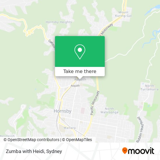 Zumba with Heidi map