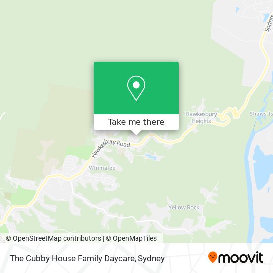 Mapa The Cubby House Family Daycare