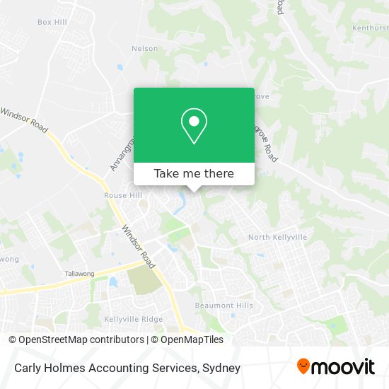 Carly Holmes Accounting Services map