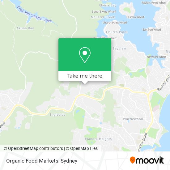 Mapa Organic Food Markets