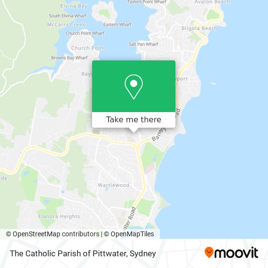 The Catholic Parish of Pittwater map