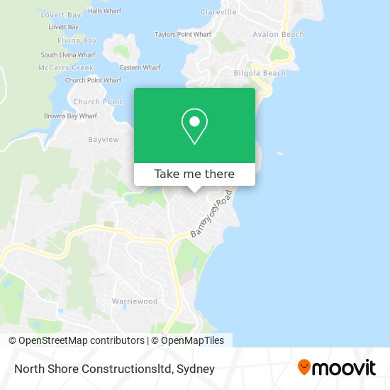 North Shore Constructionsltd map