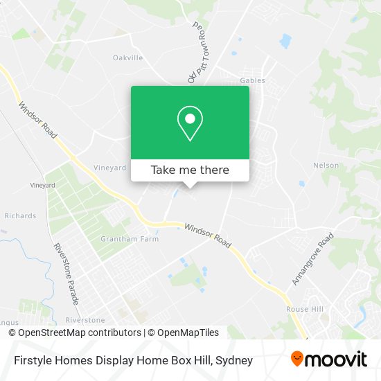 Firstyle Homes Display Home Box Hill map