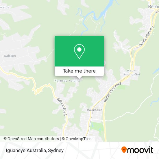 Mapa Iguaneye Australia