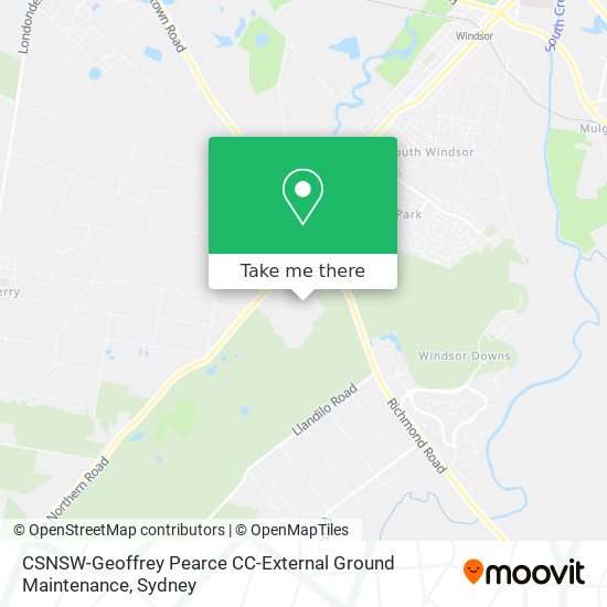 Mapa CSNSW-Geoffrey Pearce CC-External Ground Maintenance