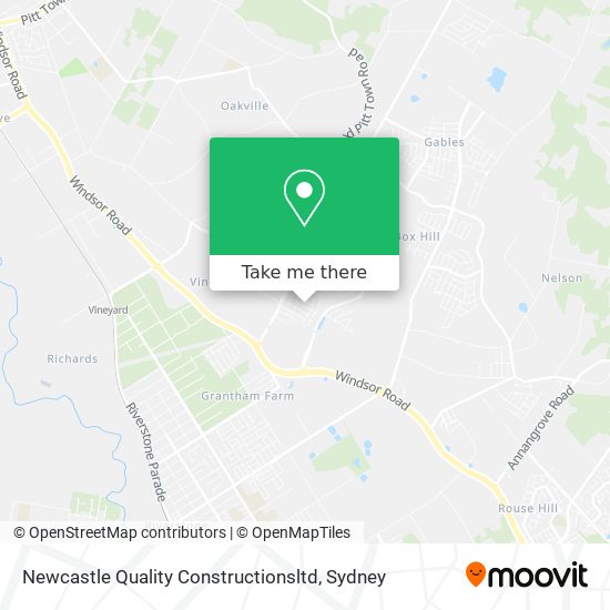 Mapa Newcastle Quality Constructionsltd