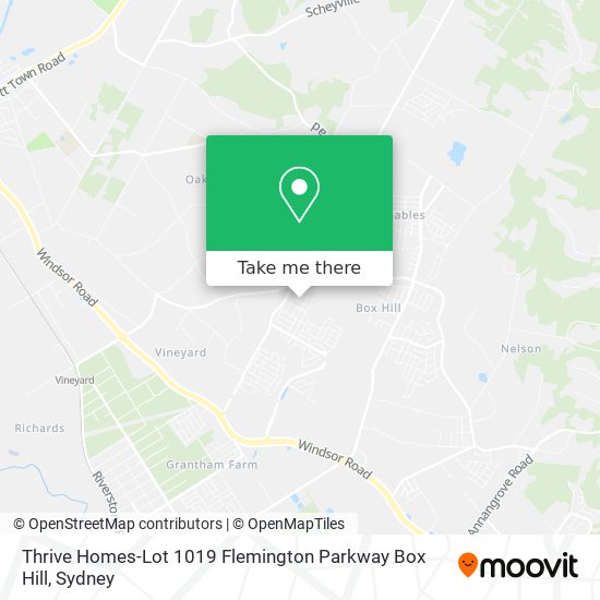 Thrive Homes-Lot 1019 Flemington Parkway Box Hill map