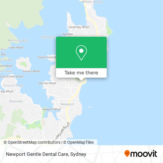 Mapa Newport Gentle Dental Care