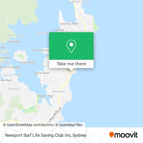 Newport Surf Life Saving Club Inc map