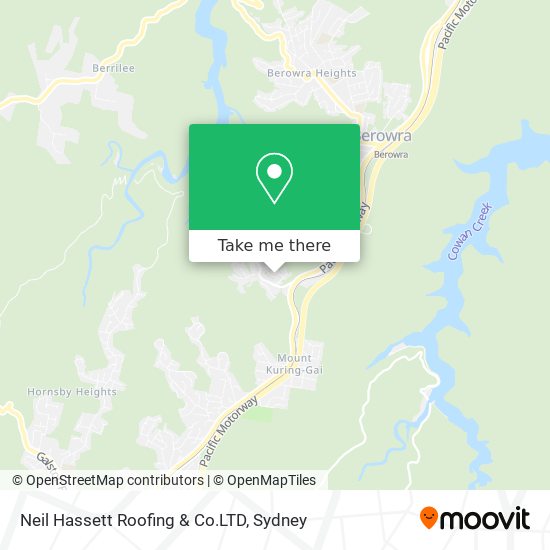 Neil Hassett Roofing & Co.LTD map