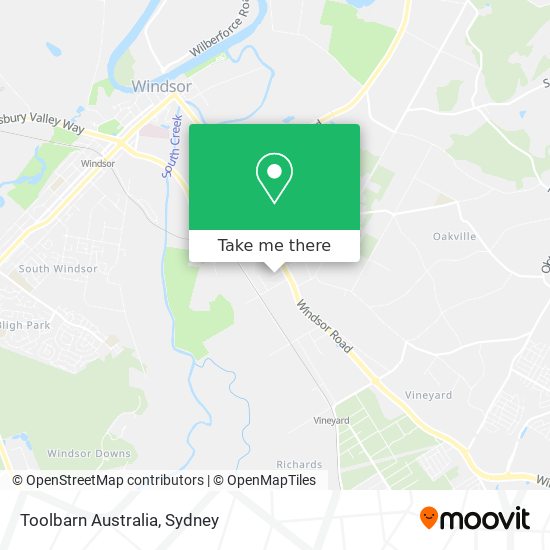 Toolbarn Australia map