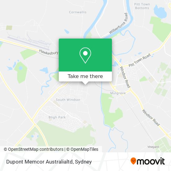 Dupont Memcor Australialtd map