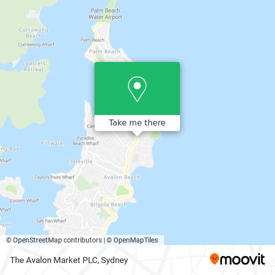 The Avalon Market PLC map