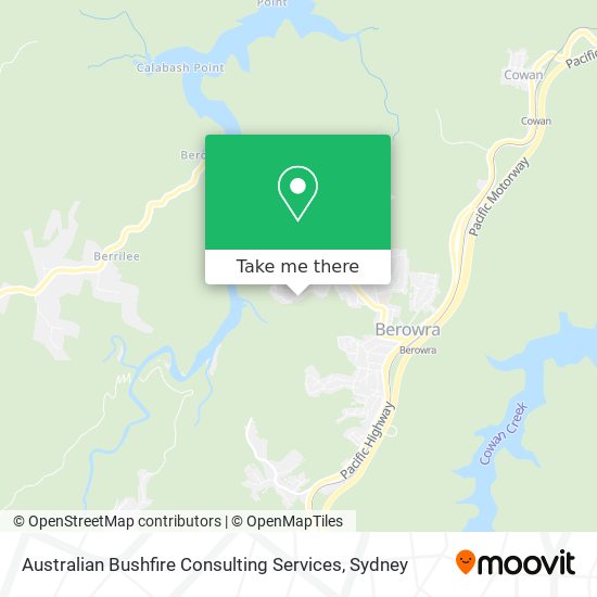 Australian Bushfire Consulting Services map