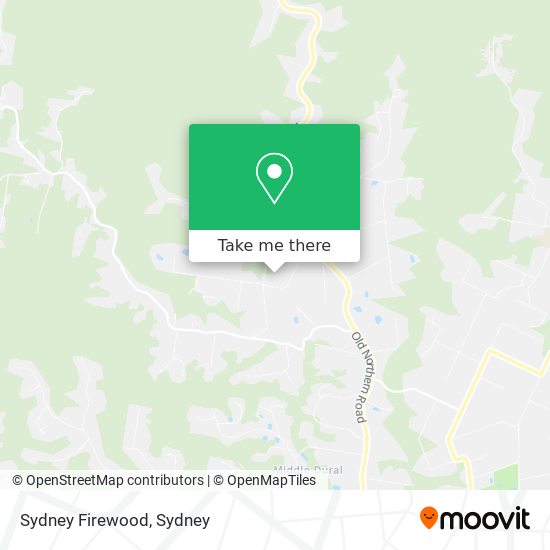 Mapa Sydney Firewood