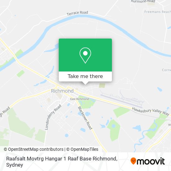Mapa Raafsalt Movtrg Hangar 1 Raaf Base Richmond