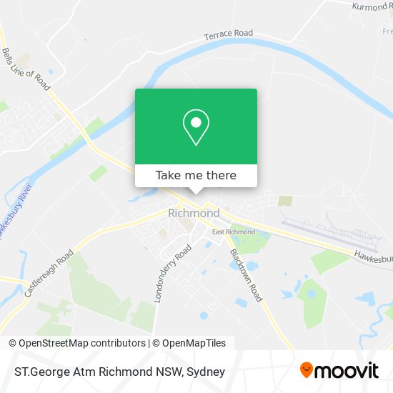 ST.George Atm Richmond NSW map