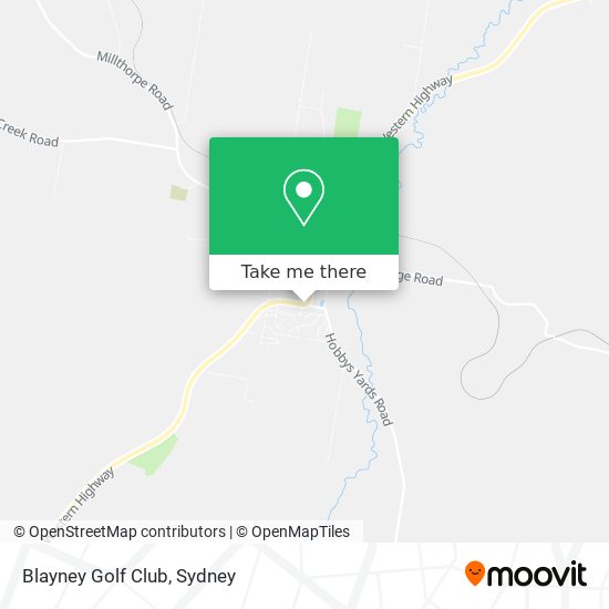 Mapa Blayney Golf Club