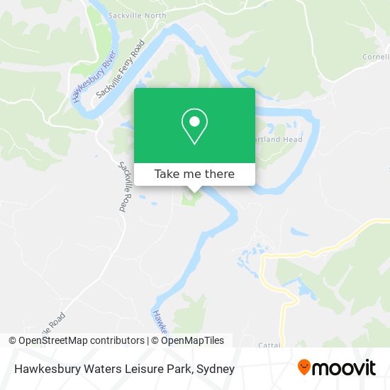Hawkesbury Waters Leisure Park map