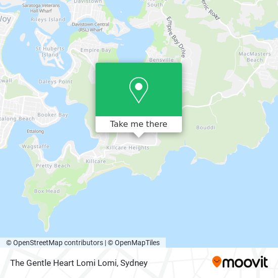 The Gentle Heart Lomi Lomi map