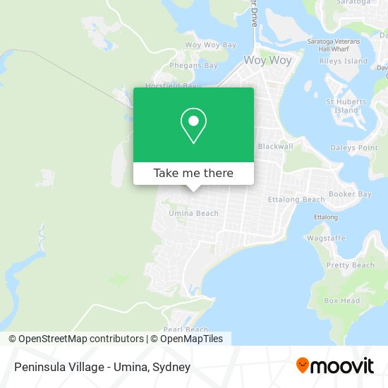 Mapa Peninsula Village - Umina