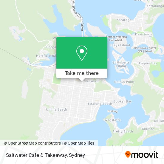 Saltwater Cafe & Takeaway map