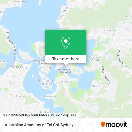 Australian Academy of Tai Chi map