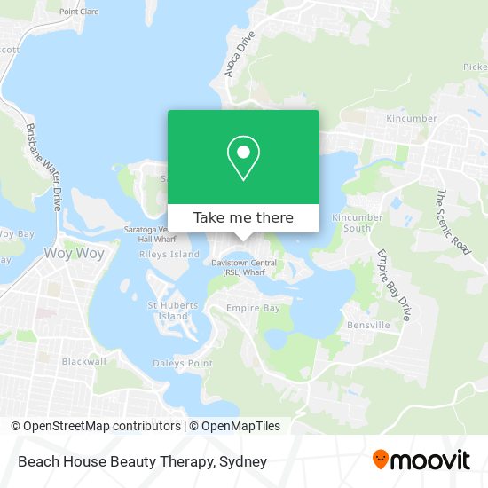 Beach House Beauty Therapy map