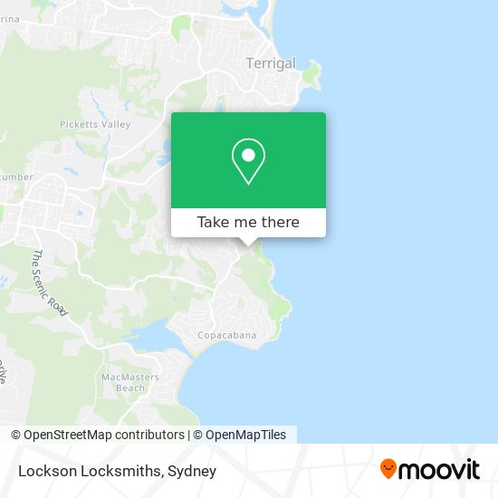 Lockson Locksmiths map