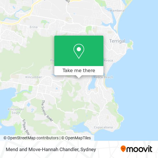 Mend and Move-Hannah Chandler map