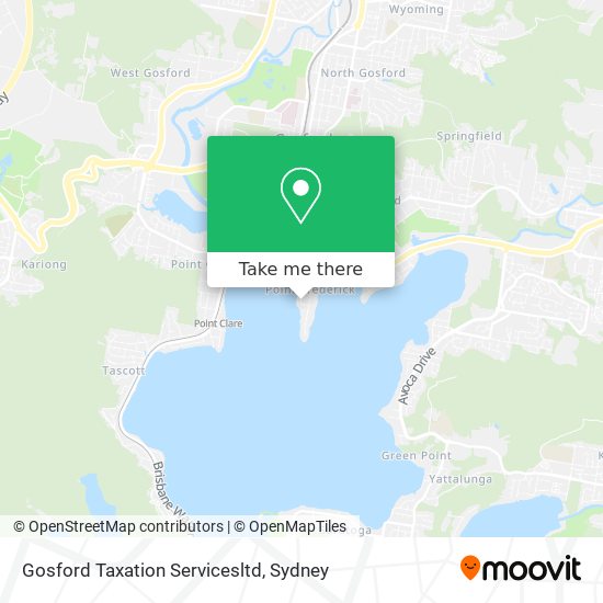 Gosford Taxation Servicesltd map