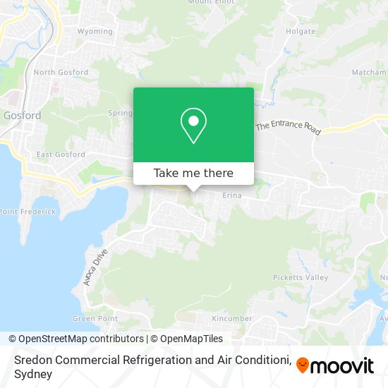 Sredon Commercial Refrigeration and Air Conditioni map