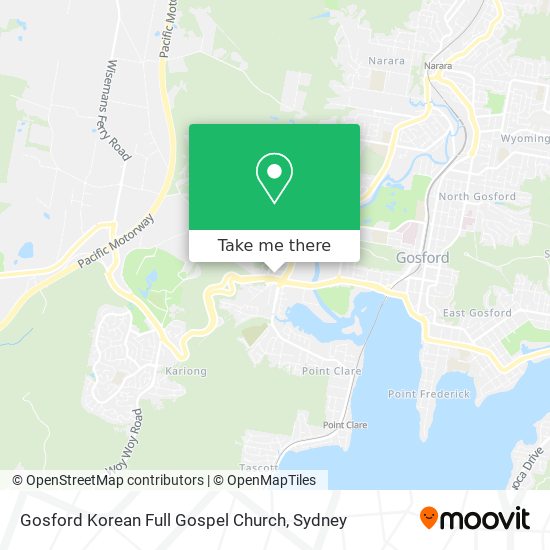 Gosford Korean Full Gospel Church map