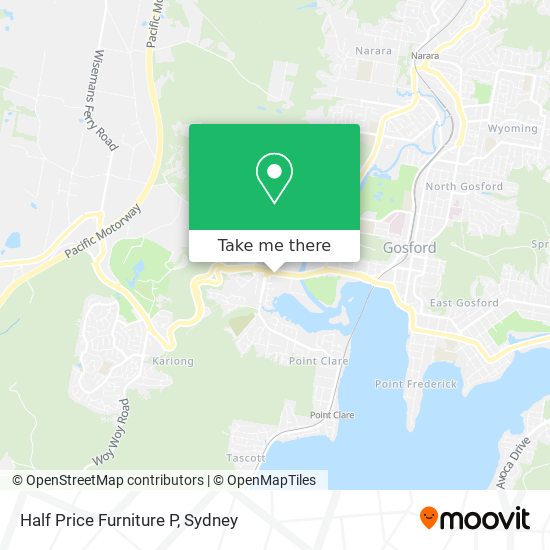 Half Price Furniture P map