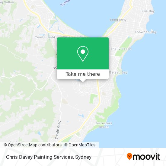 Chris Davey Painting Services map