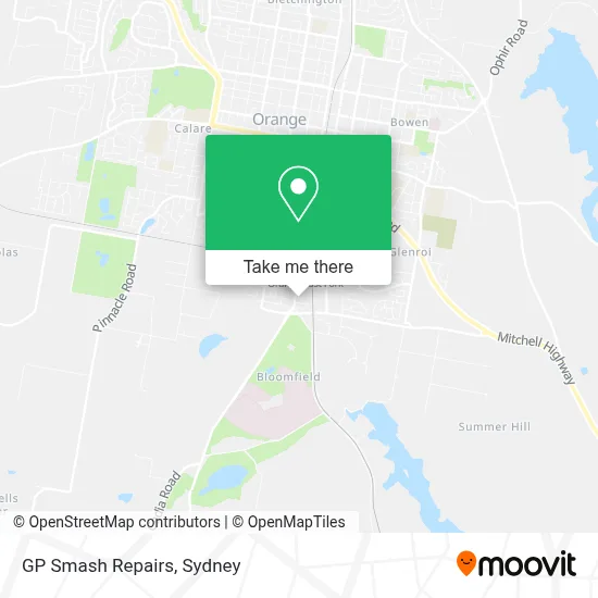 Mapa GP Smash Repairs