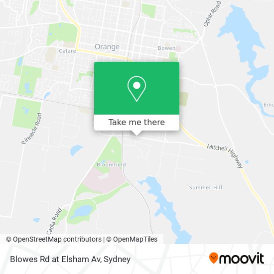 Blowes Rd at Elsham Av map