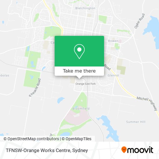 TFNSW-Orange Works Centre map