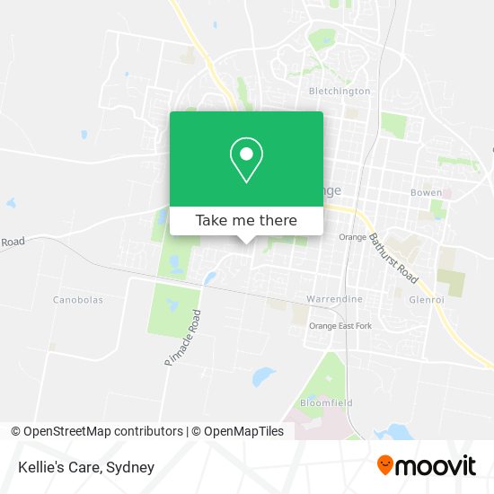 Kellie's Care map