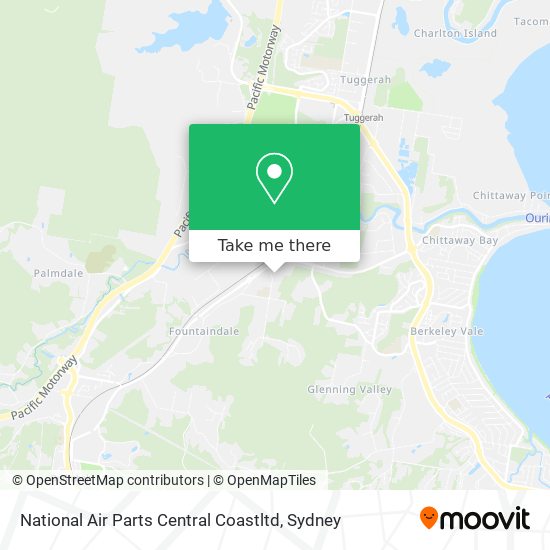 National Air Parts Central Coastltd map