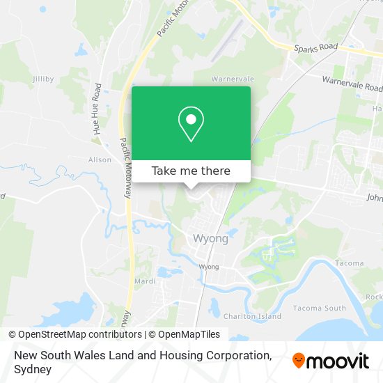 New South Wales Land and Housing Corporation map