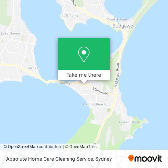 Absolute Home Care Cleaning Service map