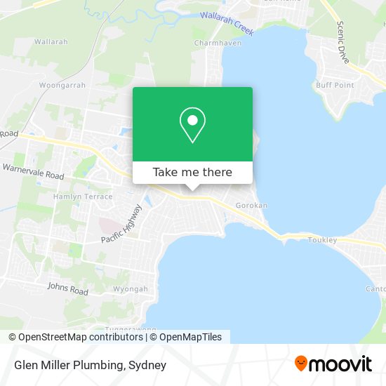 Mapa Glen Miller Plumbing