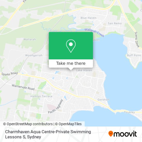 Mapa Charmhaven Aqua Centre-Private Swimming Lessons S