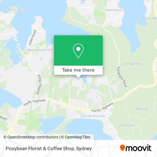 Posybean Florist & Coffee Shop map