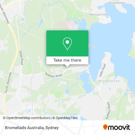 Bromeliads Australia map