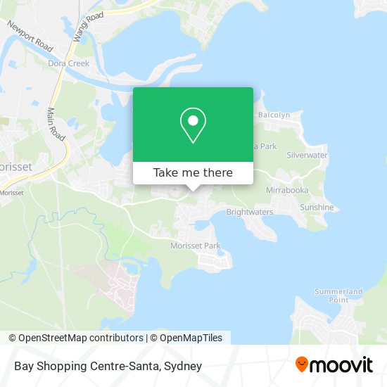 Bay Shopping Centre-Santa map
