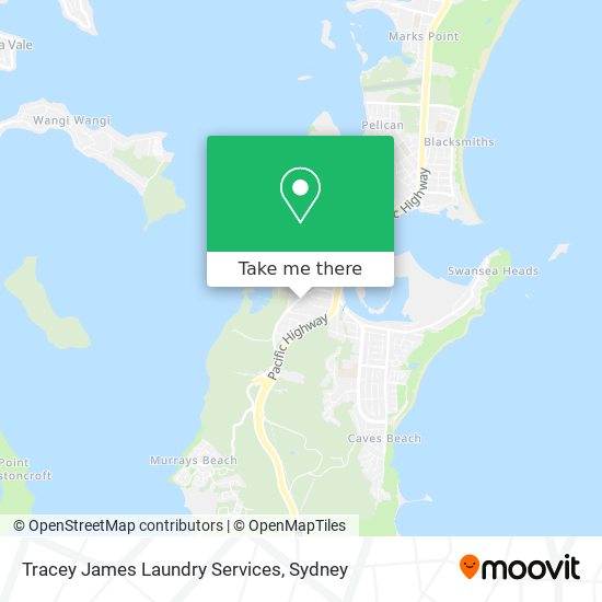 Tracey James Laundry Services map