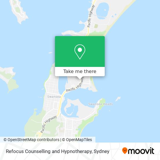 Refocus Counselling and Hypnotherapy map