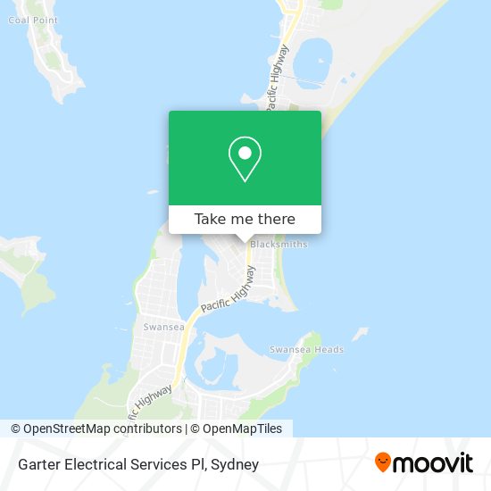Mapa Garter Electrical Services Pl